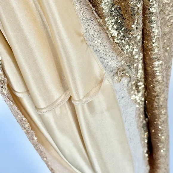 REVELRY Dylan Gold Sequin Dress - Picture 11 of 11